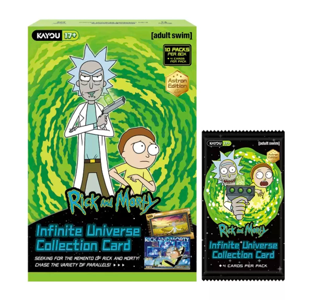 KAYOU Rick y Morty - Tarjetas Coleccionables Infinite Universe – Sobre Nivel Estrella - Vol. 1