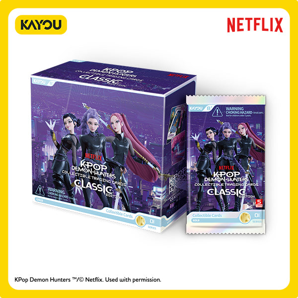 KAYOU KPop Demon Hunters-Collectible Trading Cards-Classic Edition-001-NA Buy 2 Boxes Get 1 Free PR Card