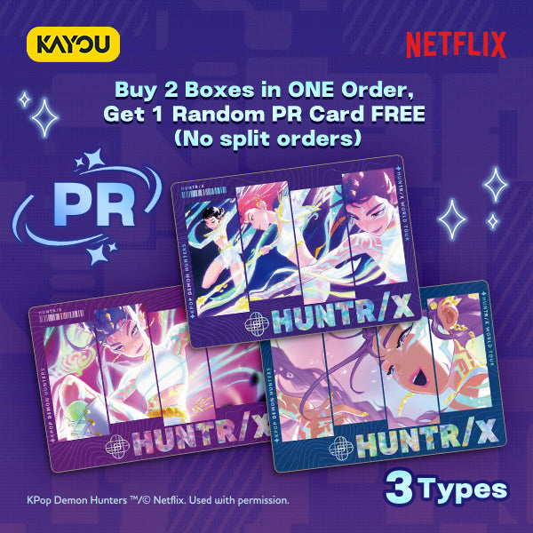 KAYOU KPop Demon Hunters-Collectible Trading Cards-Classic Edition-001-NA Buy 2 Boxes Get 1 Free PR Card