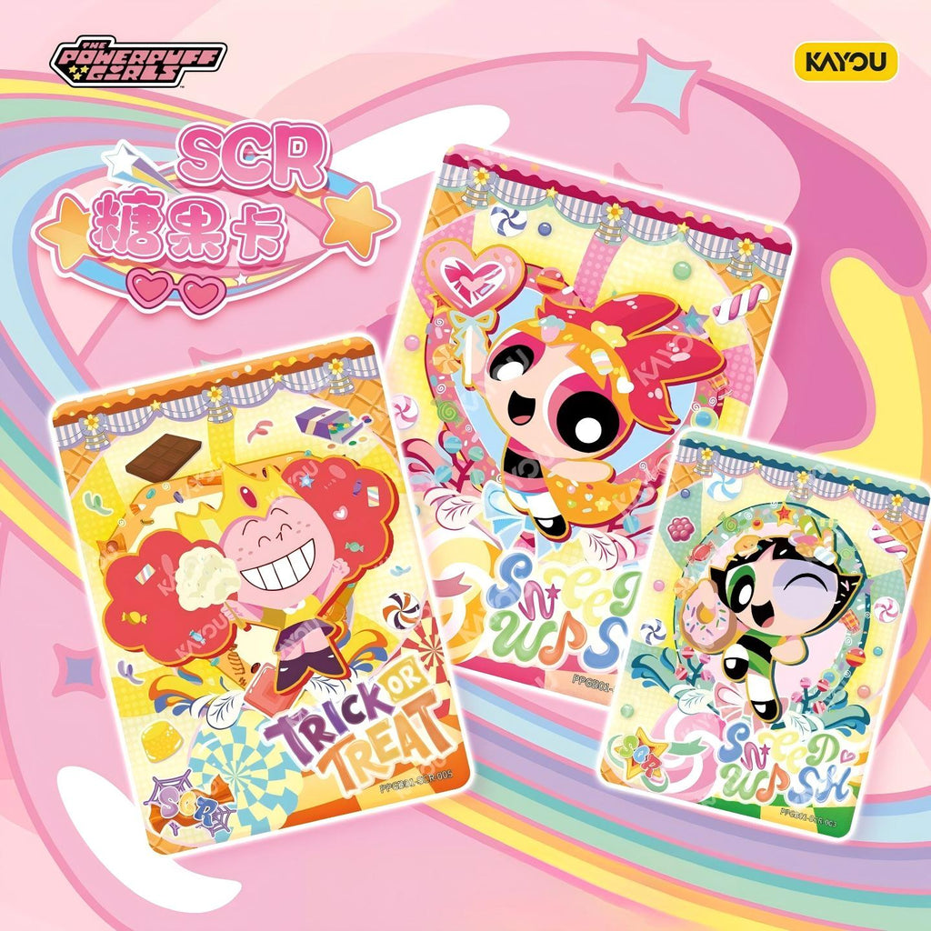 [The Powerpuff Girls] Collectible Card & Candy Pack — Series 1