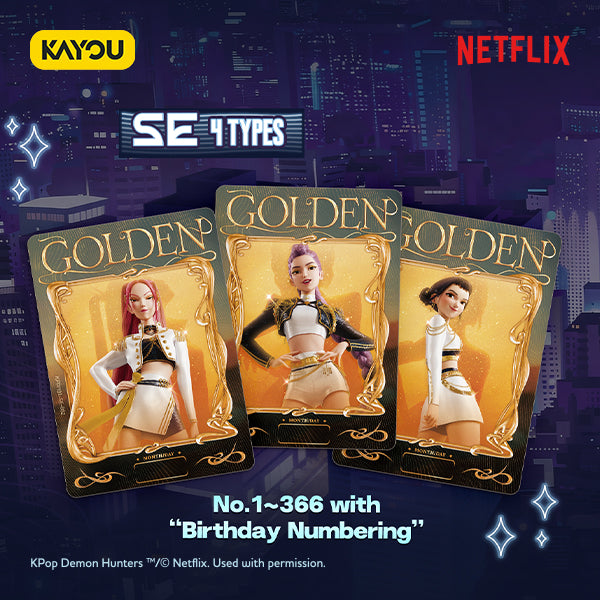 KAYOU KPop Demon Hunters-Collectible Trading Cards-Energy Edition-001-NA-Series 1-A Buy 4 Boxes Get 1 Free PR Card