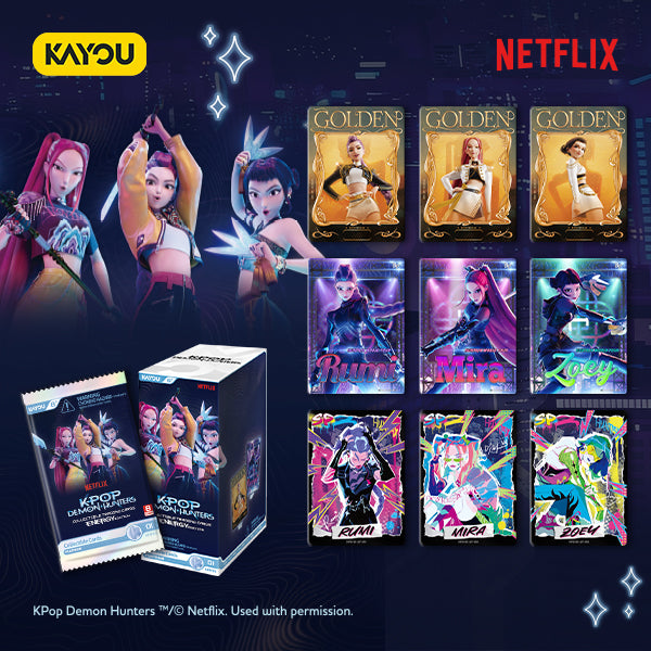 KAYOU KPop Demon Hunters-Collectible Trading Cards-Energy Edition-001-NA-Series 1-A Buy 4 Boxes Get 1 Free PR Card