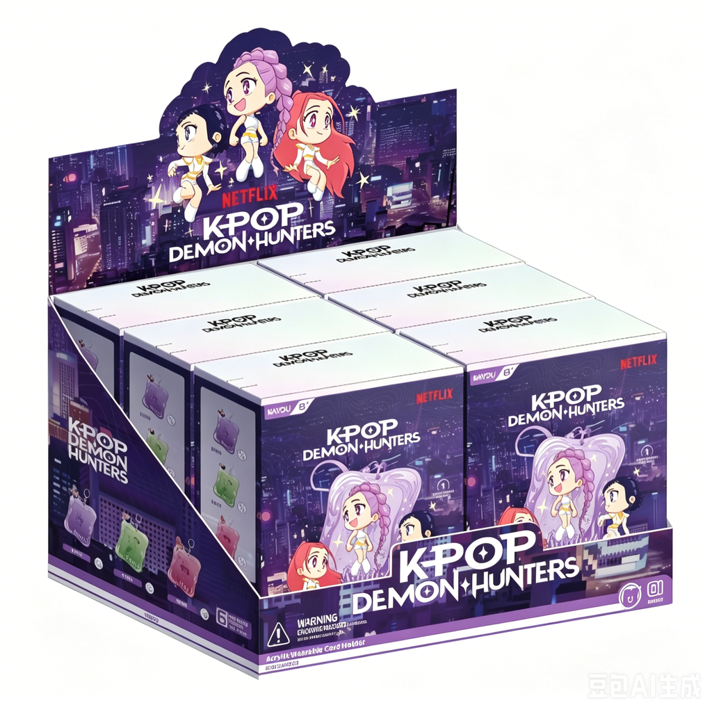 Portatarjetas acrílico portátil de Demon Hunters de KAYOU KPop – Caja sorpresa