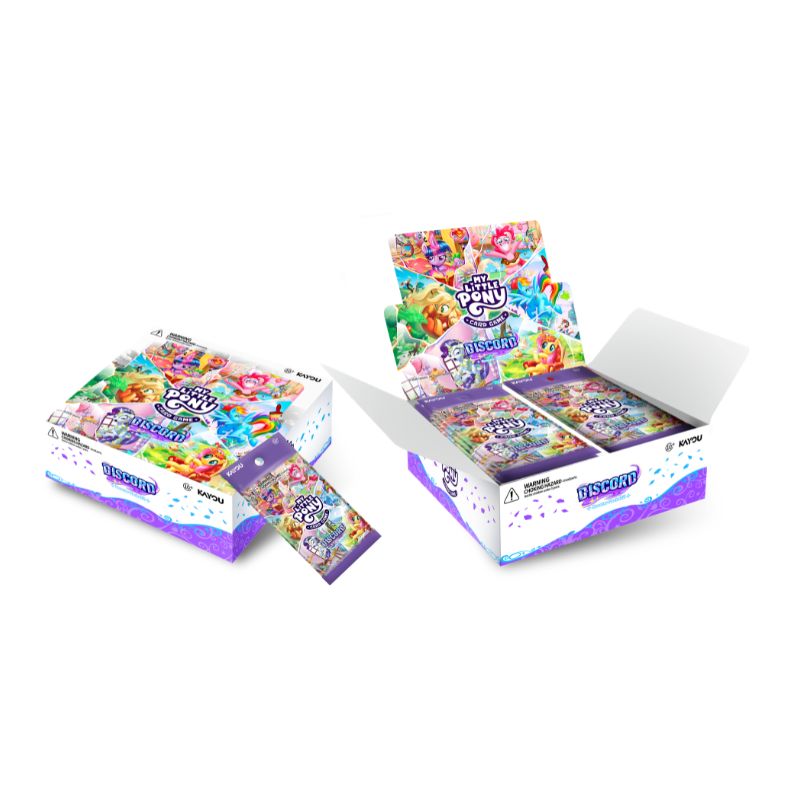 KAYOU My Little Pony Trading Card Game BP02 Discord Series Box Sealed - NA