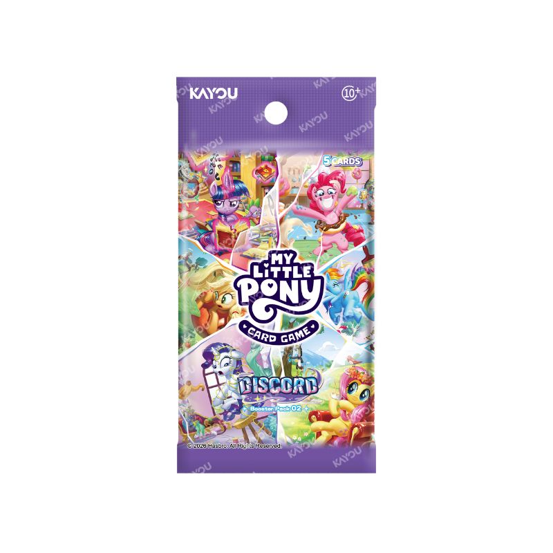 KAYOU My Little Pony Trading Card Game BP02 Discord Series Box Sealed - NA