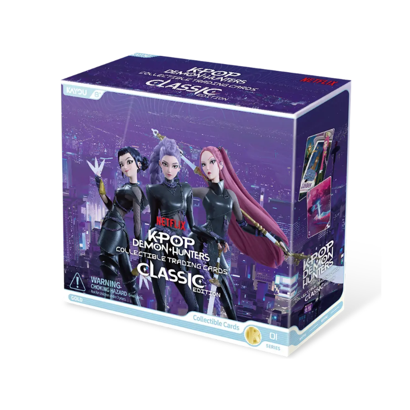 KAYOU KPop Demon Hunters-Collectible Trading Cards-Classic Edition-001-NA Buy 2 Boxes Get 1 Free PR Card