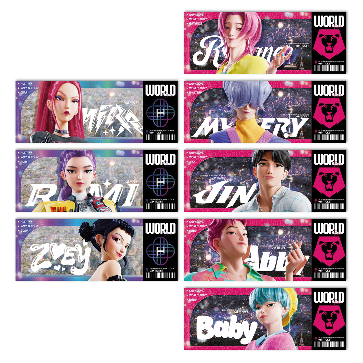 [Pre-Order]KAYOU KPop Demon Hunters-Laser Ticket box
