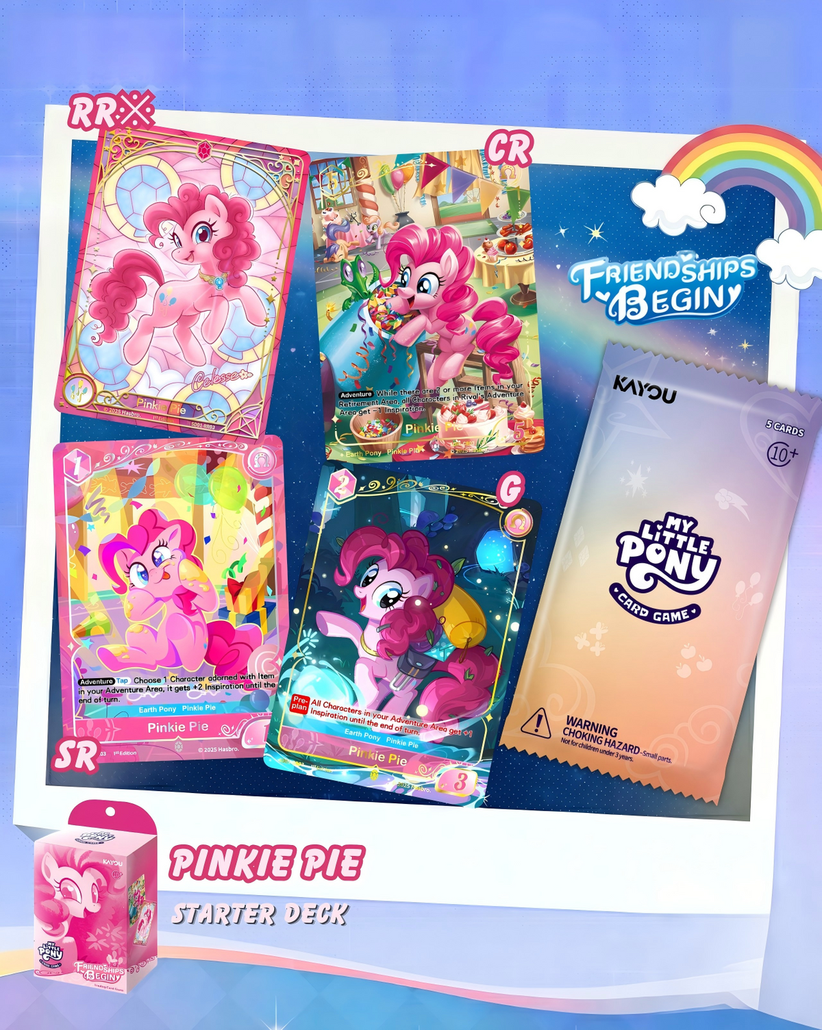 KAYOU My Little Pony Trading Card Game-Friendships Begin (Assorted Set)-001A-Series 1 - NA