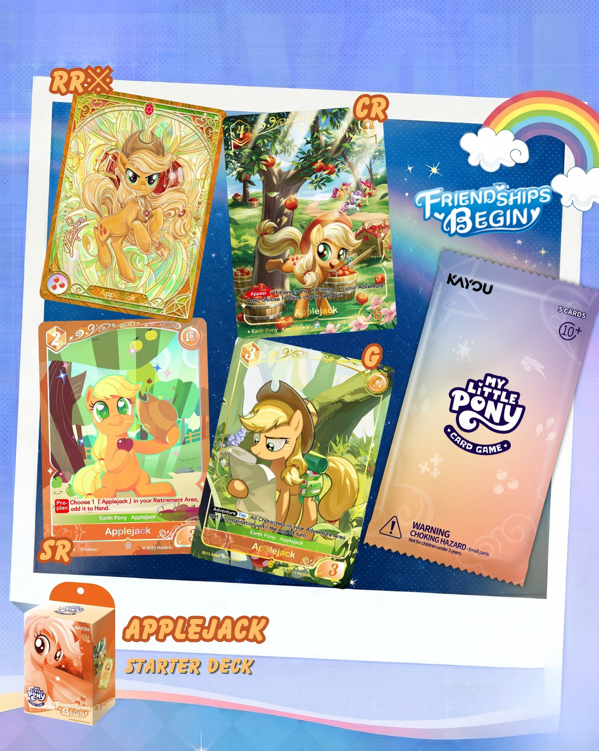 KAYOU My Little Pony Trading Card Game-Friendships Begin (Assorted Set)-001A-Series 1 - NA