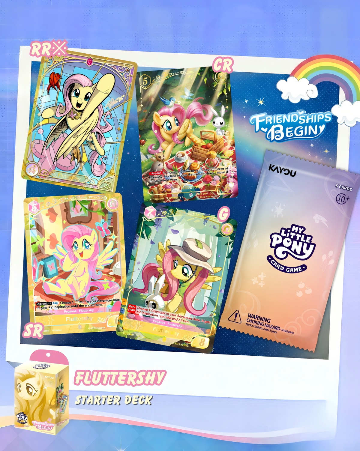 KAYOU My Little Pony Trading Card Game-Friendships Begin (Assorted Set)-001A-Series 1 - NA
