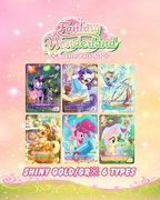 Juego de cartas coleccionables KAYOU My Little Pony - Fantasy Wonderlands-001 - NA