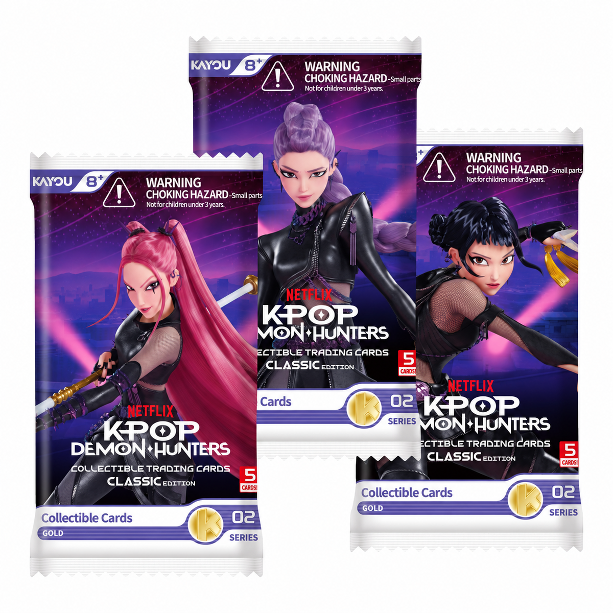 [Pre-Order] KPop Demon Hunters-Collectible Trading Cards-Classic Edition-Collector Box(10 packs)-002A