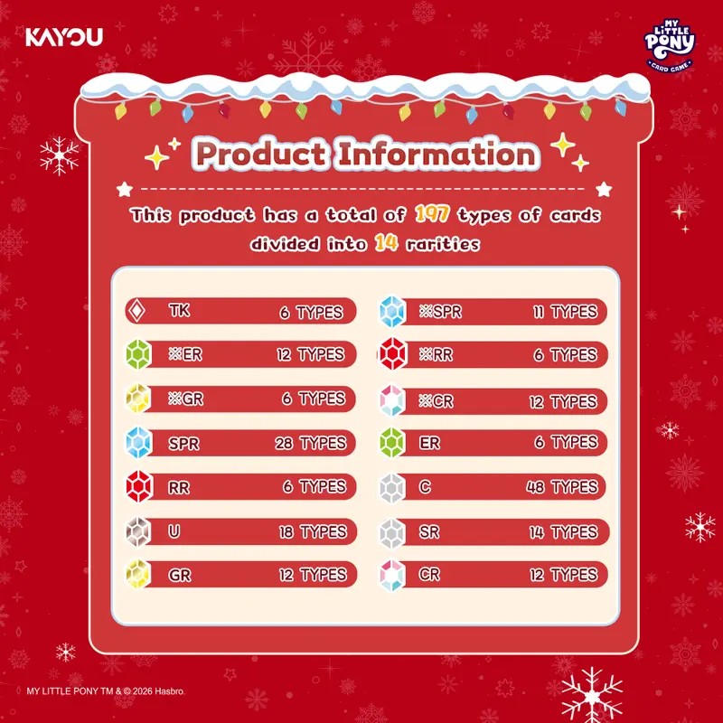[Pre-Order]KAYOU My Little Pony-Trading Card Game-Hearth's Warming Eve