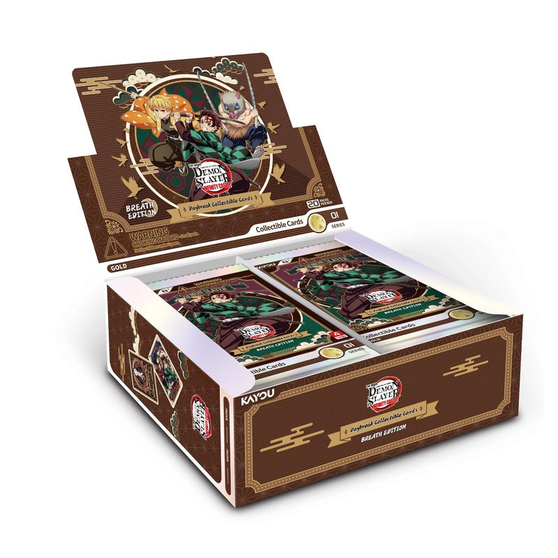 KAYOU Demon Slayer Daybreak Collectible Cards - Breath Edition Vol. 1 - NA — Image 1